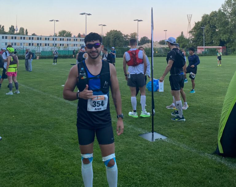 100 Meilen Berlin: Aram Mehma finisht seinen ersten Ultralauf
